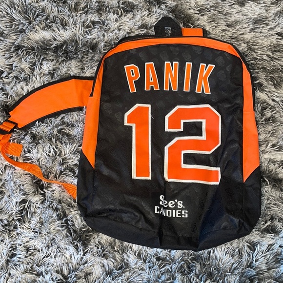 Joe Panik 12 game day give away backpack - Picture 1 of 2